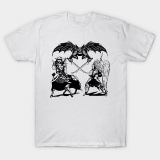 angel, centaur and demon T-Shirt